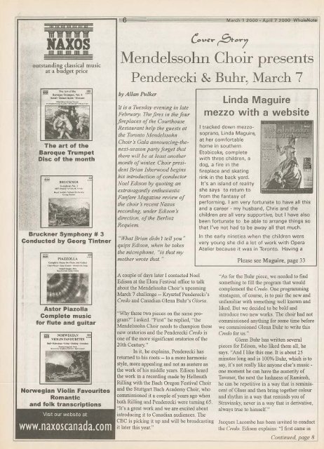 Volume 5 Issue 6 - March 2000