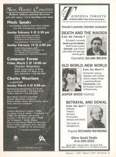 Volume 6 Issue 5 - February 2001