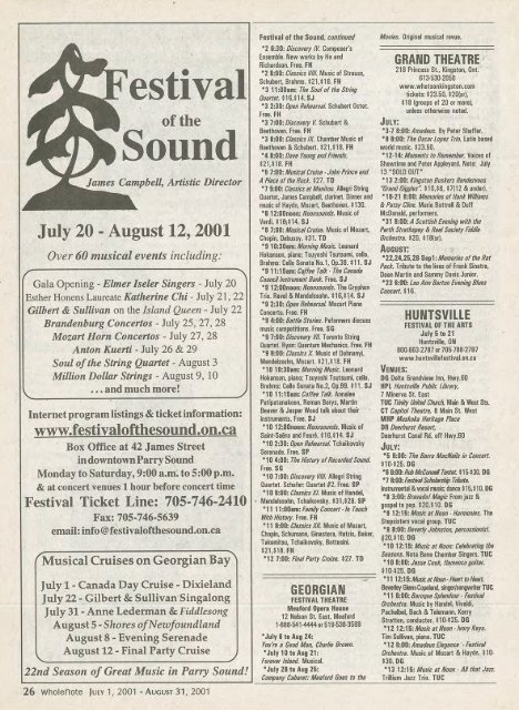 Volume 6 Issue 10 - July/August 2001