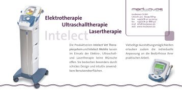 Intelect Vet Therapiesystem - medwaves GmbH