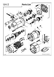 Uni 2 Parts List - Unibor