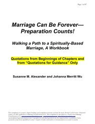 Marriage Can Be Foreverâ Preparation Counts! - Baha'i Faith ...