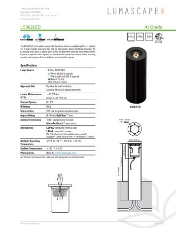 At Grade LS362LED - Lumascape