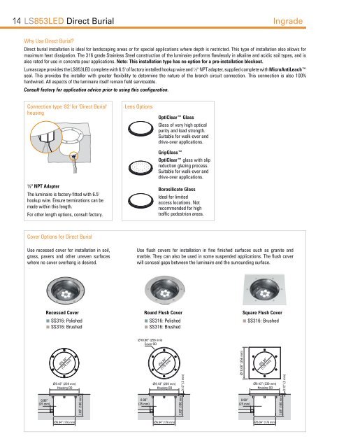 EXTERIOR LED LIGHTING CATALOG 2014 - Lumascape