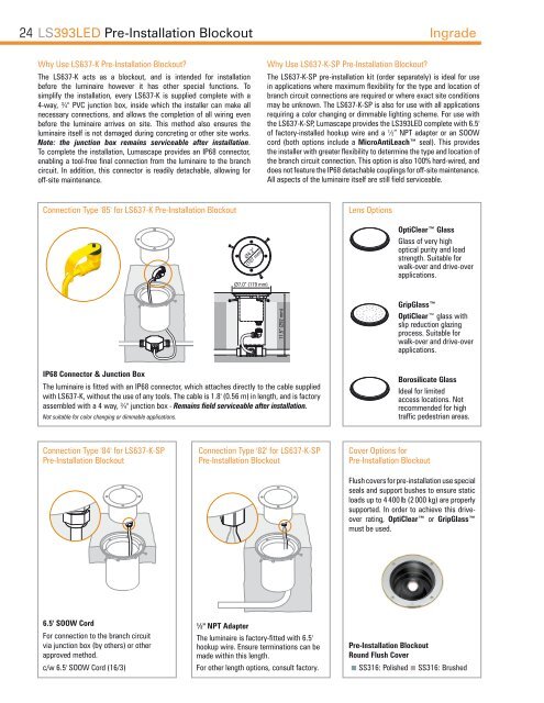 EXTERIOR LED LIGHTING CATALOG 2014 - Lumascape