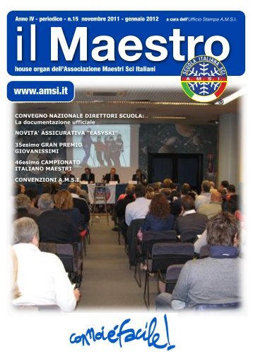 dall'Associazione - AMSI Associazione Italiana Maestri di Sci ...