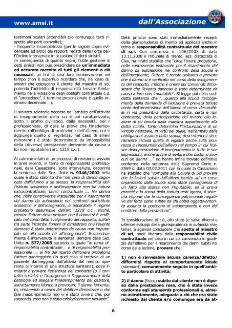 dall'Associazione - AMSI Associazione Italiana Maestri di Sci ...