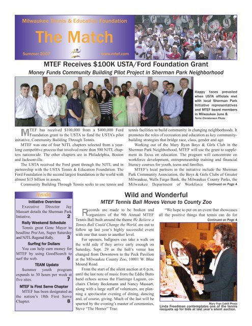 Spring Newsletter 07 Layout 1 Qxd Milwaukee Tennis