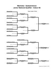 Reading a Platform Tennis Draw Sheet