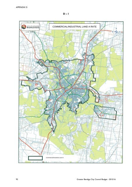 City of Greater Bendigo Budget 2015/2016