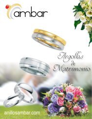 Catalogo de Argollas de Matrimonio