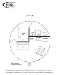 Yurt Floor Plans - 2 Bedroom Yurt Floor Plans 2