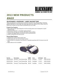 BLACKHAWK! Bags, Packs and Pouches NPS - Premium Partners