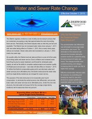 Water and Sewer Rate Change - Alderwood Water & Wastewater ...