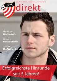 Erfolgreichste Hinrunde seit 5 Jahren! - FC Solothurn