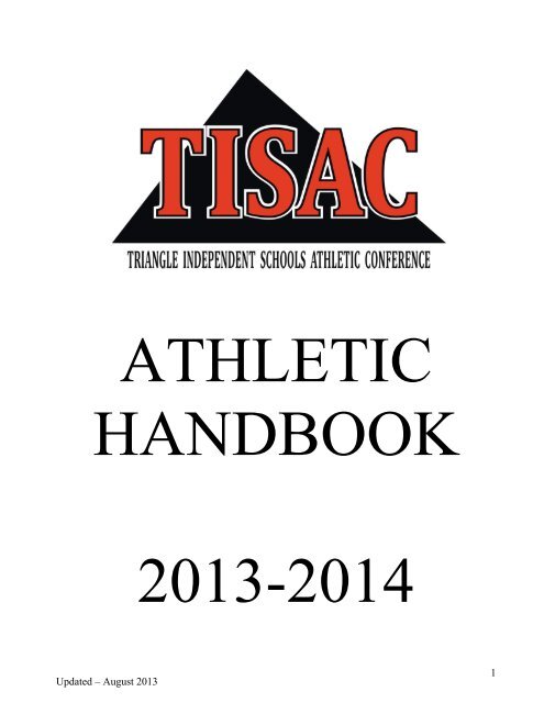 TISAC Handbook - Ravenscroft School