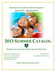 Summer Programs Catalog - Ravenscroft School