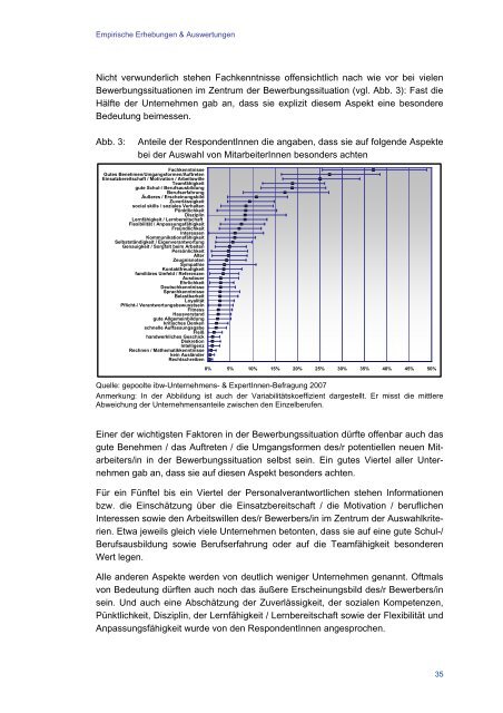 SOFT-SKILLS Ihre Bedeutung bei der Personalauswahl - ibw