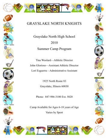 Summer Camp 2010.pdf - Grayslake North High School - District 127