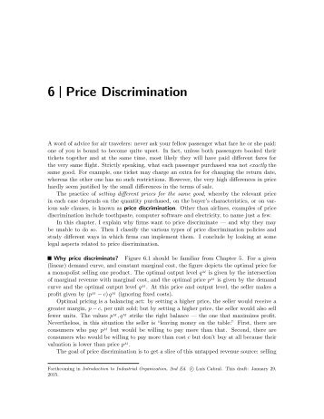 6 Price Discrimination - Luiscabral.net