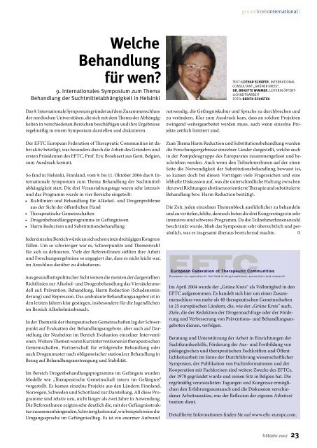 Magazin - Grüner Kreis