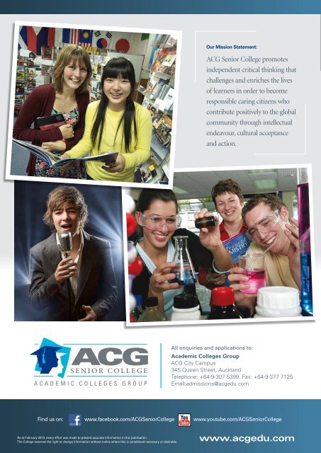 ACG Senior College Flyer(864KB) - The Academic Colleges Group