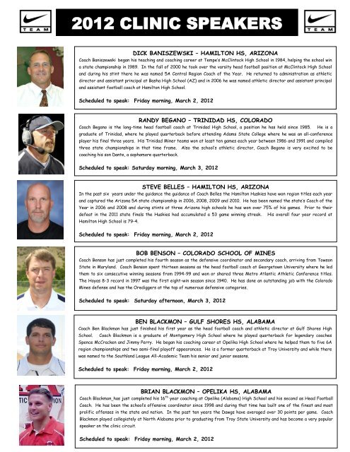 Nike coach clinic deals