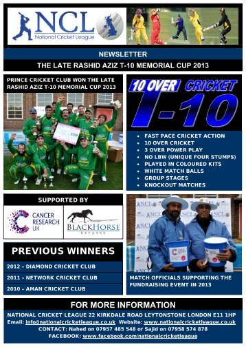 T-10 Newsletter - Essex Cricket