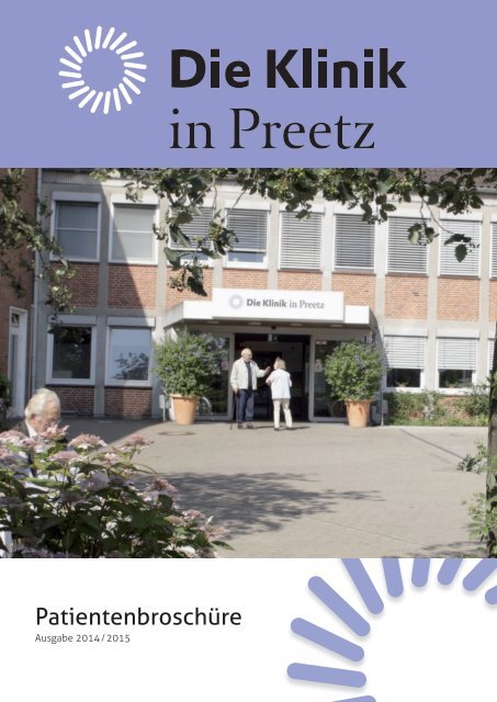 Die Klinik in Preetz – Patientenbroschüre 2014/2015