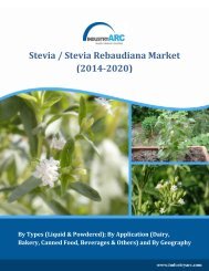 The Stevia Rebaudiana Market to grow at a CAGR of 6% by 2020!- IndustryARC