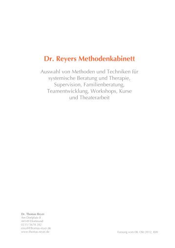 Dr. Reyers Methodenkabinett - Akademie Remscheid