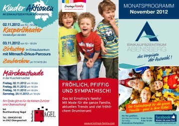 Kinder Aktionen - Einkaufszentrum Abensberg