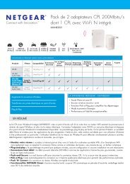 Pack de 2 adaptateurs CPL 200Mbits/s dont 1 CPL avec ... - Netgear