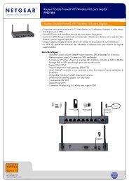 Routeur ProSafe Firewall VPN Wireless-N 8 ports Gigabit ... - Netgear