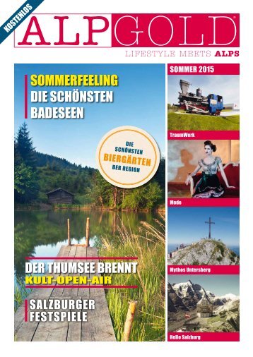 ALPGOLD | SOMMER 2015