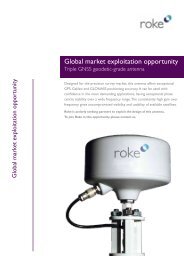 Triple GNSS Geodetic-grade Antenna - Roke Manor Research Limited