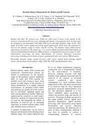 Dynamic Range Enhancements for Radars and RF Systems