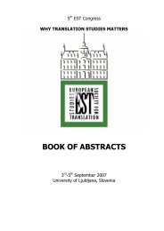 BOOK OF ABSTRACTS - Lugos