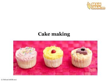 Cake making PowerPoint presentation - The Grain Chain