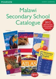 2012 Malawi Secondary Catalogue - Pearson