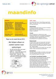 maandinfo - De Sprenge Emst