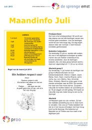 maandinfo juli 2013.pdf - De Sprenge Emst