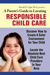 A Parent's Guide to Locating Responsible Child Care - Autism Today