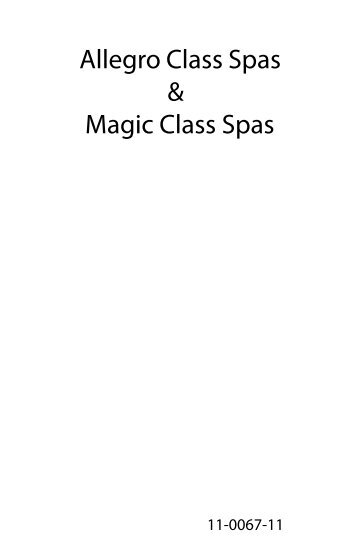 Allegro Class Spas & Magic Class Spas - Olympic Pools
