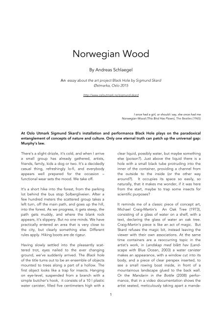 Norwegian Wood