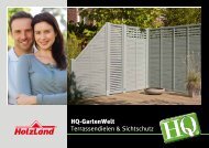 HQ-GartenWelt Terrassendielen & Sichtschutz