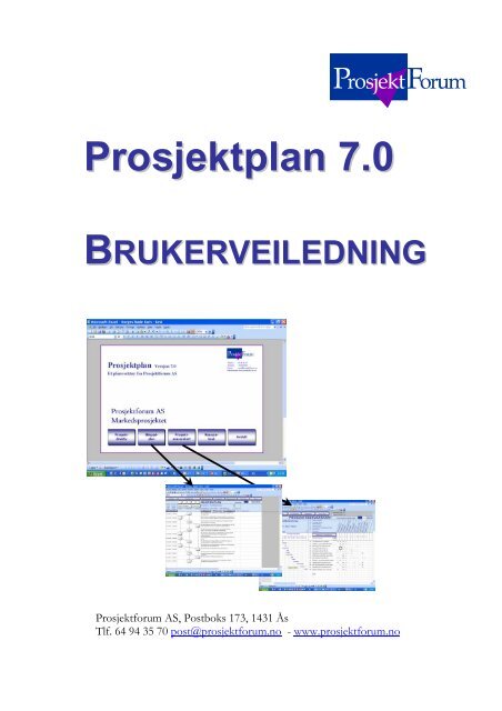 Prosjektplan 7.0 - Brukerveiledning - SIFO