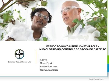 estudo do novo inseticida ethiprole + imidacloprid no controle de ...