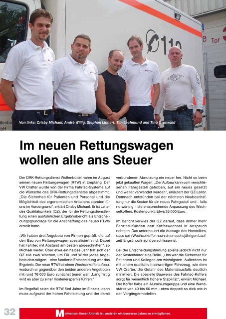 DRK-Magazin 2010 - DRK Kreisverband Wolfenbüttel