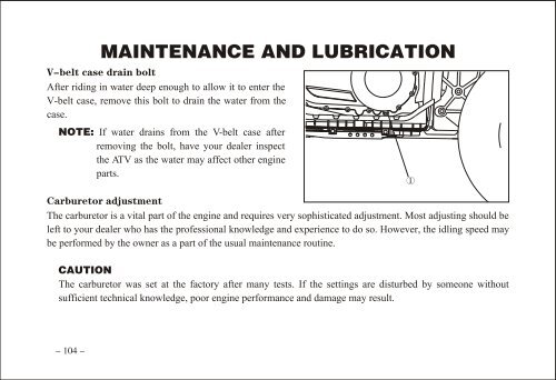 READ THIS MANUAL CAREFULLY! - Mojo Motorcycles